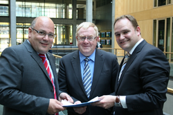 Steffen Kampeter, MdB und Dr. Tim Ostermann, Bundestagskandidat für Bad Oeynhausen