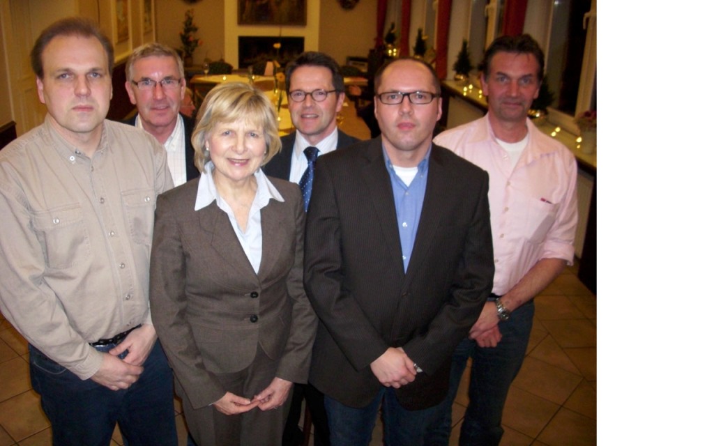 Der neue Vorstand der CDU Werste (v.l.): Dirk Kottmeyer, Gerhard Krahe, Karla Rullmann, Alfred Dalpke, Moritz Brünger, Axel Timmermann