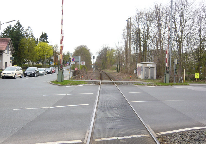 Südbahnstrecke - Übergang Detmolder Str.